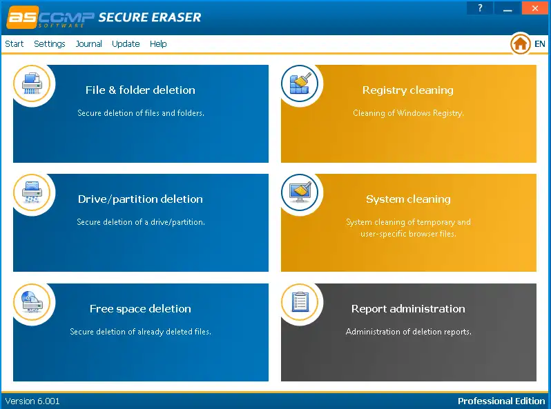 Securely Erase Data with ASCOMP Secure Eraser Pro Free License (Alternative Methods Available)